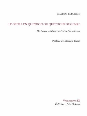 cover image of Le genre en question et question de genre